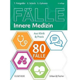 دانلود PDF کتاب آلمانی 80Fälle Innere Medizin 4. Auflage - 2019