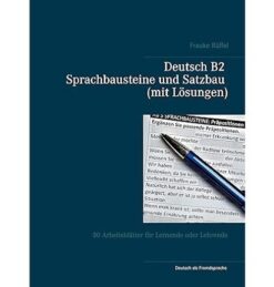 دانلود PDF کتاب آلمانی Deutsch B2 Sprachbausteine und Satzbau mit Lösungen - 2021